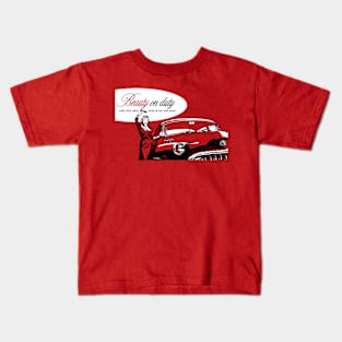 1950 BEAUTY ON DUTY - Buick ad Kids T-Shirt